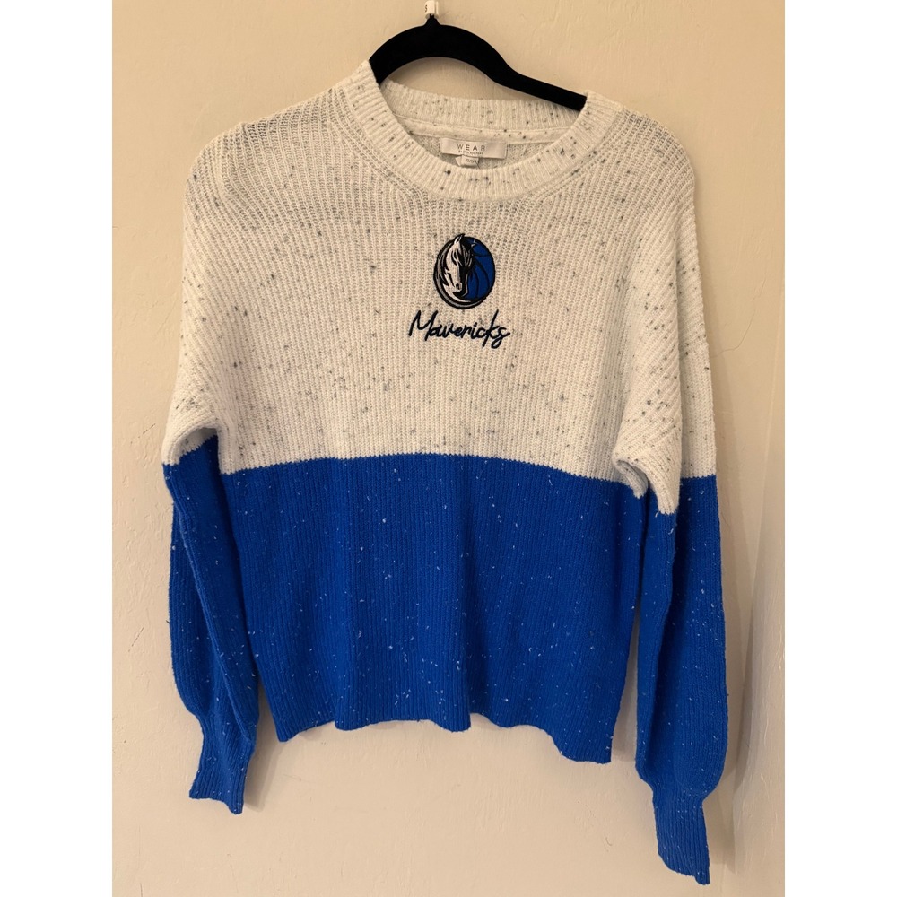 Women's WEAR by Erin Andrews Dallas Mavericks Sweater Size XS -NWT $99 Retail